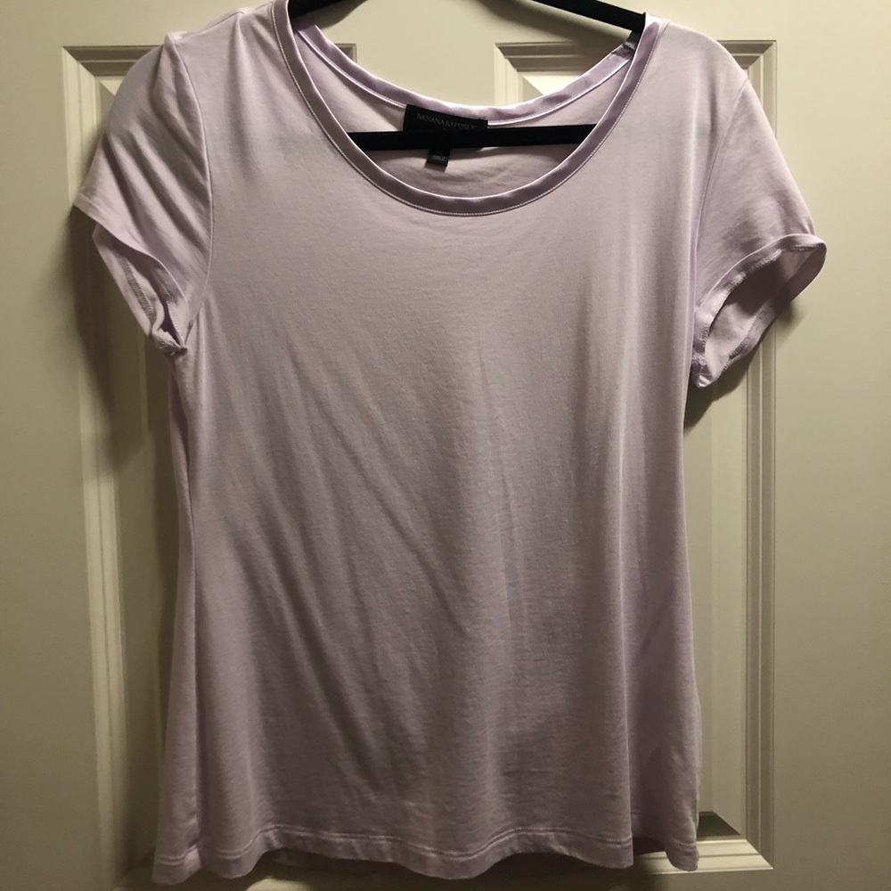 Banana Republic T-Shirt with Ribbon Trimming